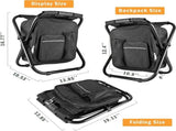 Folding Camping Chair Grey Portable Compact Adjustable Folding Chair for Outdoor Camping Fishing V1258-DP02-BOL-480