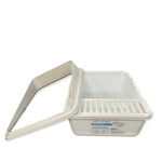 High Back Cat Litter Tray Large - Pet Fresh Clean Kitten Toilet Box V238-SUPDZ-39848437416016