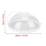 Microwave Splatter Cover Microwave Plate Cover Guard Lid with Steam Vents Food Screen Protector Fly V1192-AZ-W-11601