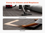 Carpet Tiles Reusable 610x610 mm, 24 PCS Modular Carpet Square Rug, Commercial Floor Soft Padded for V952-KCXFKDT2424IF0ZX7001V0