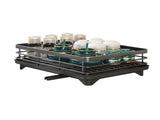 Kitchen Dish Rack Carbon Steel Kitchen Drying Rack Single Layer V1294-YM0901-3117240178712