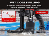BAUMR-AG 3200W 280mm Vertical Stand Core Drill & 202mm Drill Bit Combo, for Demolition Concrete V219-DRLCREBM28V-20