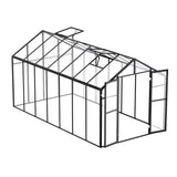 VEVOR Polycarbonate Greenhouse 8 x 14 Ft Outdoor Walk-in Greenhouse for Garden V952-JTSZWSL8W14FB0RRXV0