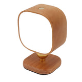 Wooden Magnetic Wall Lamp Portable Bedside Square Night Light Dimmable Wall Mounted Night Light Ash V1294-YM0901-3119230158612