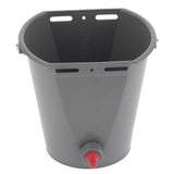 8L Feeder Bucket with 2 Nipple Milk Feeding Barrel Livestock Farm Accessory GrayFor Lamb V1294-YM0901-3111210205112