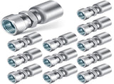 12 Pcs 3/8" Hose x 3/8" Jic 37&deg Hydraulic Hose Female Coupling End Swivel Crimp Hydraulic V1258-DP02-C-2818