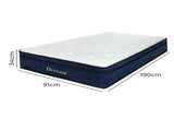 Dreamz 7 Zone Pocket Spring Mattress Medium Firm Single MS1029-S-AU