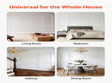 Wall Molding 3 Pack, Wainscoting Panels Kit, Lightweight Paintable Polystyrene, Easy to Install V952-QMSTJBYX2X1D7ZEYY001V0
