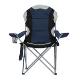 Weisshorn Camping Folding Chair Portable Outdoor Hiking Fishing Picnic Navy 2pcs CAMP-B-C-61-NA-FC2