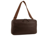 Pierre Cardin Mens Leather 13" Laptop Computer Bag - Brown V563-PC3503-BROWN