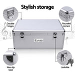 Embellir CD Case DVD Cases Storage Box 500 Discs Aluminium Case DVD Folders CASE-CD-500-SL