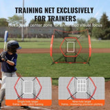 7x7 ft Baseball Softball Practice Net, Portable Baseball Training Net for Hitting Batting Catching V952-77YCWPJXLW772BBXWV0