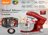 Versatile Stand Mixer with 4.0L Stainless Steel Bowl and 1600W Motor for Home Baking, Dough V1341-ZY-X4NDNYTW-RED
