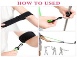 1 Set of Swing Training Device Golf Trainer Swing Aid for Golf Players with Black Color V1370-AZ4-15252