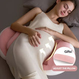 Maternity Belly & Back Support Pillow, Dual-Sided Support Fits Pregnancy Curves, Adjustable Design V1385-YFZ-ZM-002