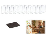 Clear Acrylic DIY Fridge Backing, 2" Self-Adhesive Magnetic Photo Frame Kit, Crystal Durable V1369-AZ3-W-08507