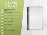 641 x 336 x 101mm Shower Niche Double Shelf Organizer No Tile Needed in White V63-900761