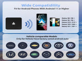 Car Wireless Android Auto Adapter - Transform Wired to Wireless, Bluetooth 5.0 & 5G WiFi V888-ELOSUNG15627
