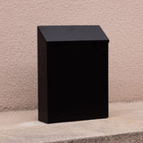 Wall-Mount Mailbox, Large Capacity Mail Box, Galvanized Steel Rust-Proof Metal Post Box, Mailboxes V1369-AZ3-W-17743