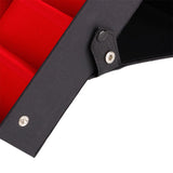 18 Grids PU Leather Eyeglass Glass Display Storage Cases Folding Cover Sunglasses Box Organizer V1294-YM0717-10031477