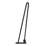 4Pcs Black Iron Table Desk Legs Home Accessories for DIY Handcrafts Furniture 16inch V1294-YM0901-JY01801-03