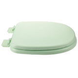 Soft Close Toilet Seat with Noise-Free Foam Cushion, U-Shaped Comfortable Bathroom Toilet Lid V1366-AZ2-W-16159