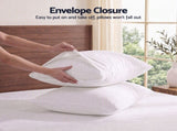 Giselle King 500TC Cotton 4Pcs Sheet Set with 40cm Extra Deep Pocket for Thick Mattresses Sateen SHEETSETS-TC5-W-K
