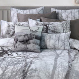 Bianca Myrtleford Grey Cotton Sateen Quilt Cover Set Super King V442-BCA-QUILTCS-MYRTLEFORD-GREY-SK