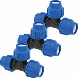 Water Pipe Tee Fittings, 25Mm X 25Mm X 25Mm, Pn16 Compression Pipe Fittings, Connectors Compatible V1188-MS-227-0317