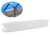 NonSlip White Plastic Ladder Pedal Replacement Accessory for Hot Spring Spa Swimming Pool V1294-YM0901-3111200166211
