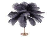 Decorative Table Lamp 30PCS Feathers USB Rechargeable Light Touch Control Desk Light Built in V1294-YM0901-3119230088514