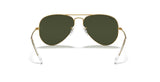 Aviator Classic Sunglasses in Gold and Green V196-RB3025-L0205