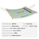 Double Quilted Fabric, 12 FT Double with Hardwood Spreader Bars, 2 Person Quilted V952-HFDCBDZJYZXT01Q05V0