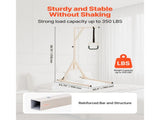 Trapeze Bar for Bed Mobility, Height-Adjustable Bed Trapeze with 2 Casters, 350LBS Weight Capacity V952-CSDJLDXDJSJZTUI9AV0