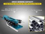 Pipe Tube Bender, 3/8" to 1" Manual Pipe Tube Bender, with 7 Dies, Heavy Duty Tube Bender Tubing of V952-SDWGJ000000000001V0