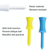 60-Piece Golf Plastic Ball Tee Set With Ribbon Needle - 68Mm Size PRL-6046961060DBT