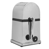 Manual Ice Crusher Labor Saving Hand Crank Shaved Ice Machine with Transparent Cover for Home Bar V1294-YM0716-3113220134211