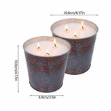Citronella Candles, Outdoor Large 20oz, Long Burning 100 Hours, 3 Wick Patio & Garden, Perfect V1192-AZ-W-24586