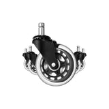 5 Pack Universal Office Chair Casters, Quiet and Abrasion Resistant Office Chair Replacement Wheels, V1237-ZY-528-010