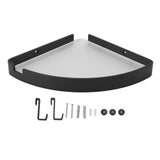 Shower Corner Shelf Wall Mounted Triangular Corner Floating Shelf No Drilling Space Saving Corner V1294-YM0901-3112240011012