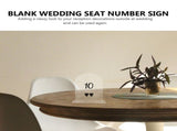 5pcs Arch Acrylic Wedding Table Signs Blank for DIY Reception V1370-AZ4-16503