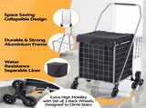 Emajin Shopping Trolley Cart Folding Aluminium Utility Cart Silver ST-45KG-ALU-SR