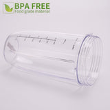 Replacement 32oz Blender Cups & Blade Part Compatible with NutriBullet 600w/900w Blender V1258-DP02-C-1064
