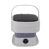Mini Foldable Washer 60W 10L Capacity IPX4 Waterproof Portable Washing Machine for Dorm Travel V1294-YM0901-3113240009812