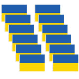 12x Ukraine Country Flag Ukrainian Heavy Duty with Metal Eyelets - 150cm x 90cm V563-13295_12X