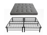 Giselle Double Folding Bed with Mattress Metal Frame Guest Bed 15cm Foam Foldable FOAM-MFM-BF-CDF-D