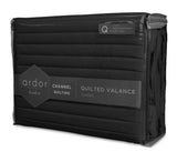 Quilted VALANCE - KING V441-QV2587BLKKB