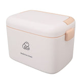 Large Medicine Storage Box Organizer Container Family Emergency Medicine Case with Removable Tray V1294-YM0521-3117230036612