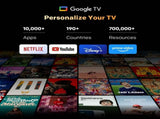 SKYWORTH 40" E5500H EyeCare Smart Google TV, 1080P FHD, HDR10 HLG, Find-My Remote, AI Picture V1398-40E5500H