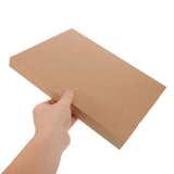 Record Mailer Box, Khaki Kraft Paper, Secure and Recyclable, 20Pcs V1192-AZ-W-28290